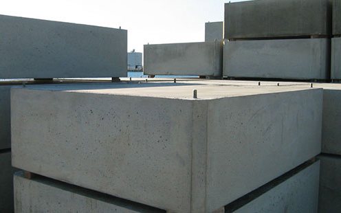 Pontoons with concrete floats
